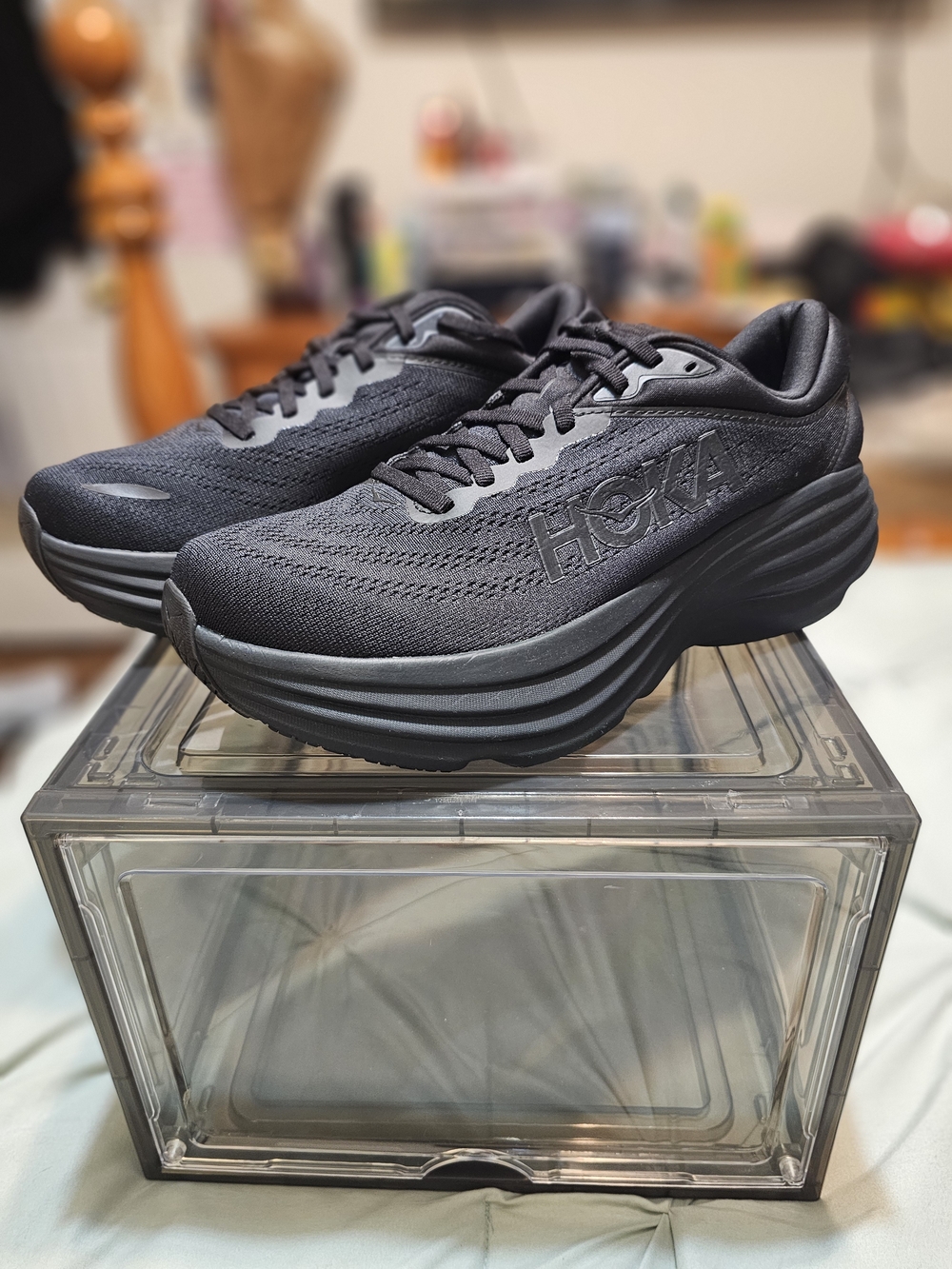 HOKA Men's Bondi Running Shoes - Black